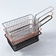 Chrome Square Mini Fry Basket